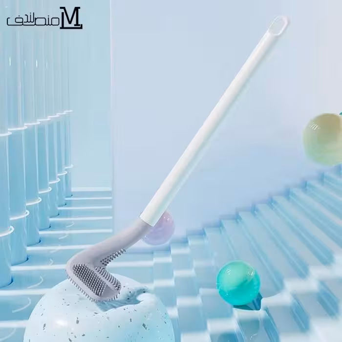 فرچه توالت فرنگی دسته گلفی