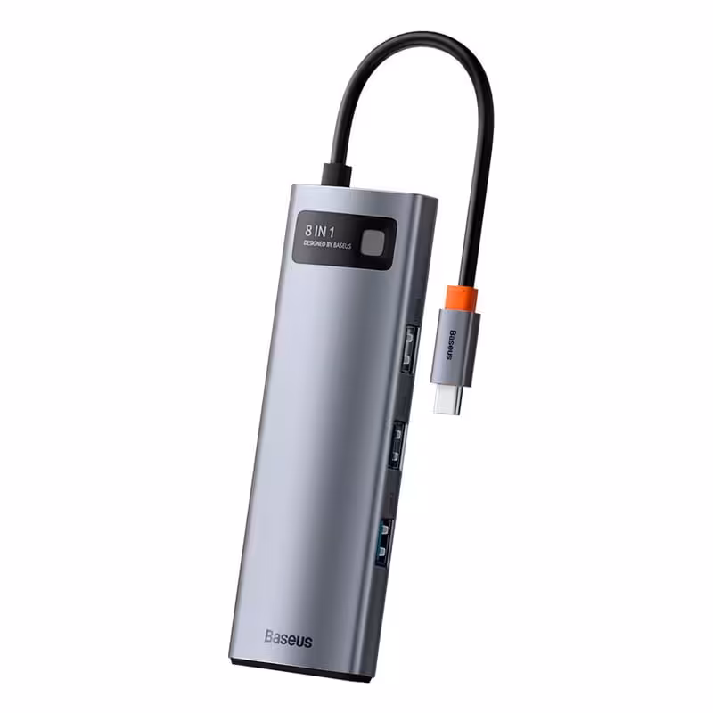 هاب 8 پورت USB-C باسئوس مدل WKWG050013