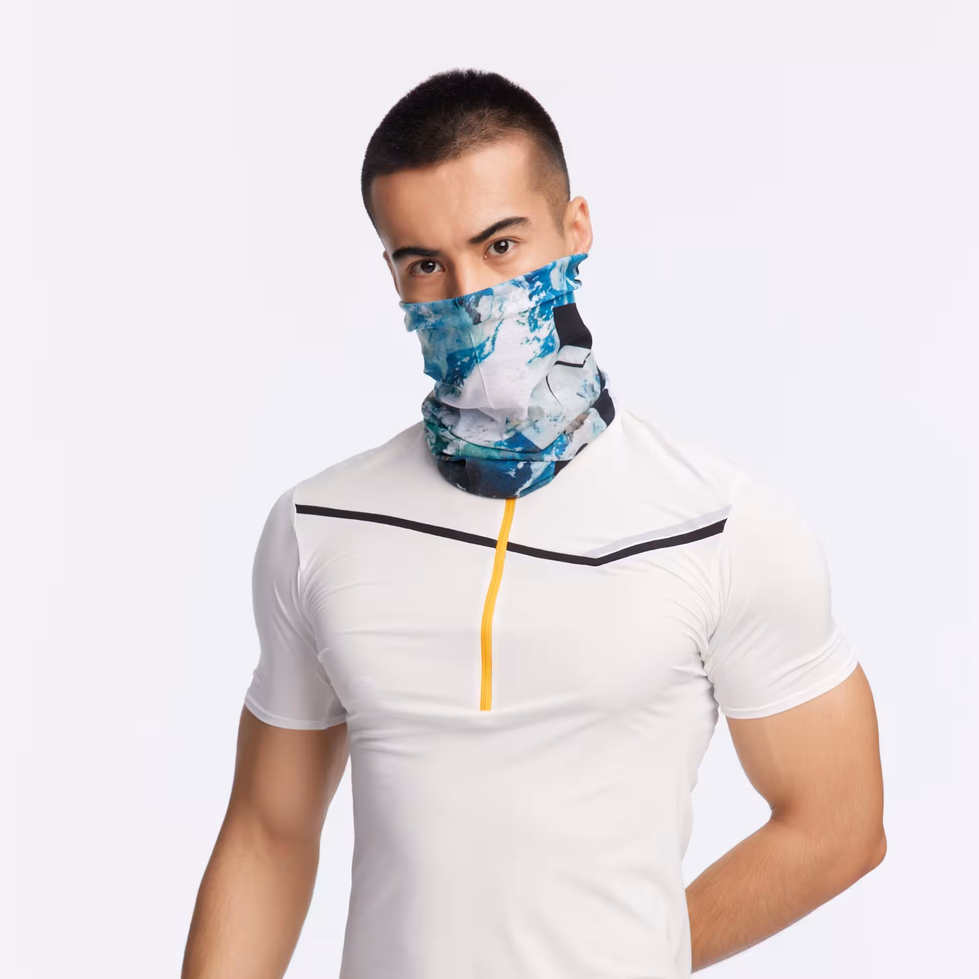 دستمال سر باندانا چند منظوره کالنجی دکتلون Kalenji Multi-Purpose Running bandana – Blue