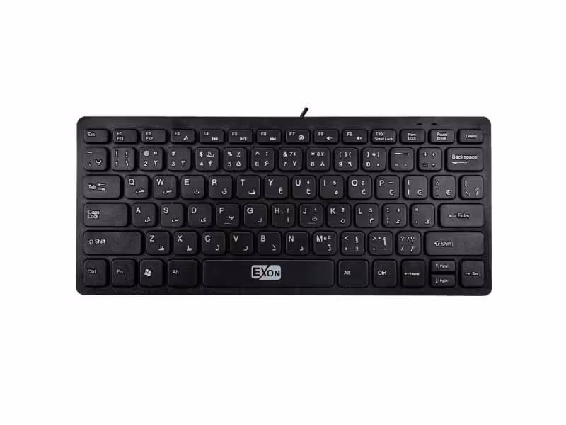 مینی کیبورد سیمدار اکسون Exon Wired Keyboard Mini K110