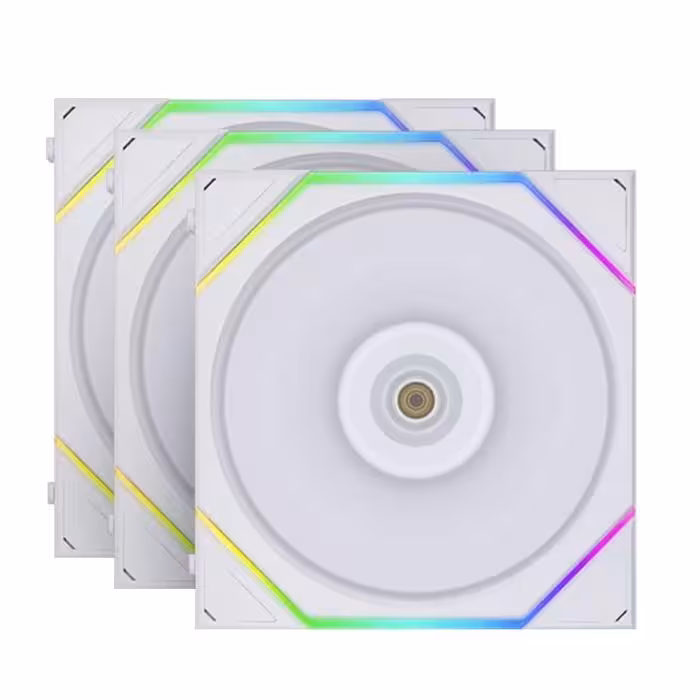 فن کیس لیان لی سفید Uni Fan TL 120 RGB (پک 3 عددی)