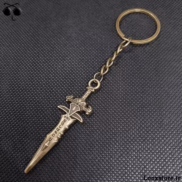 زیباترین جاکلیدی طرح شمشیر برنزی