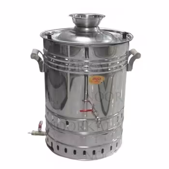 سماور گازی صنعتی 60 لیتر استیل