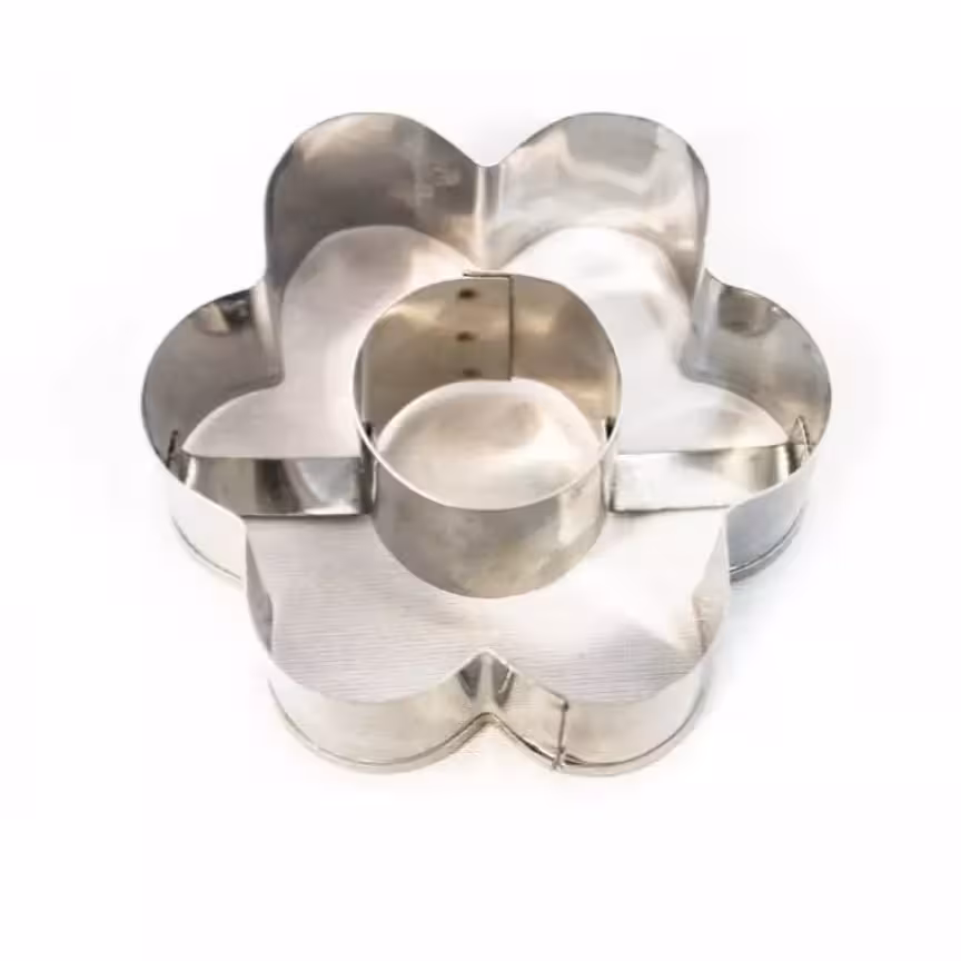 کاتر دونات فلزی طرح گل