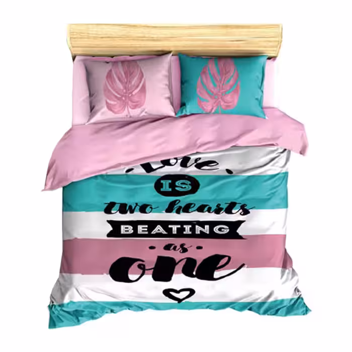 سرویس روتختی یک نفره کارینا مدل سه بعدی 6 تکه کد 1129