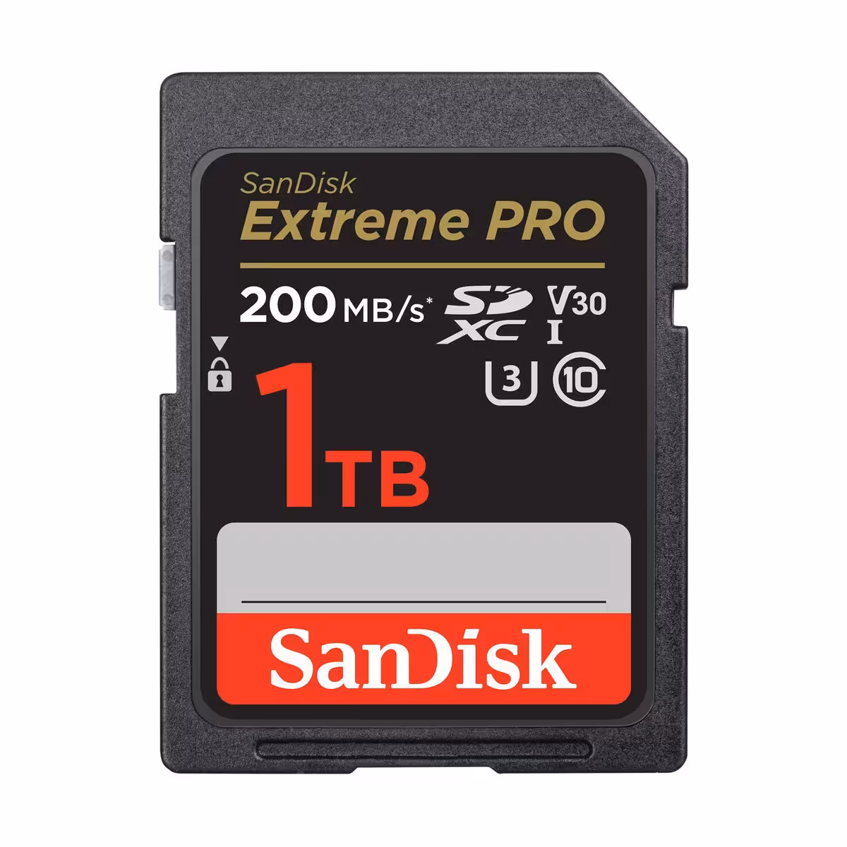 کارت حافظه SDXC سن دیسک مدل Extreme Pro V30 کلاس 10 استاندارد UHS-I U3 سرعت 200mbps ظرفیت 1 ترا بایت