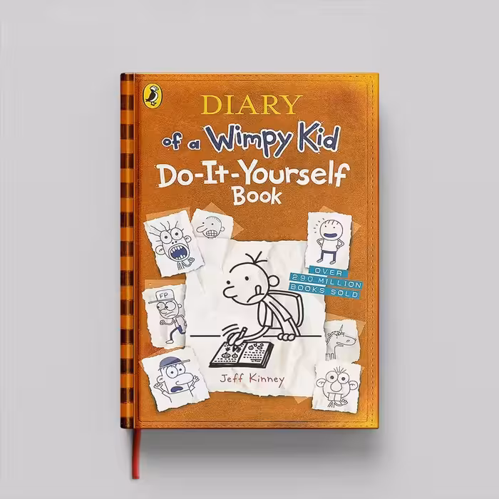 کتاب Diary Of A Wimpy Kid do it yourself book جلد سخت (HARDCOVER)