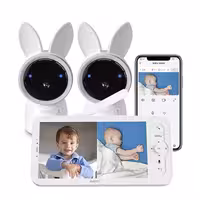 دوربین و مانیتور امنیتی کودک برند Arenti  AInanny 2K UHD 2 Cam Kit