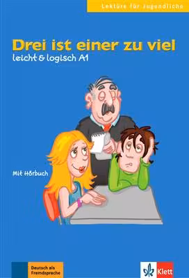 دانلود کتاب Drei ist einer zu viel leicht & logisch A1