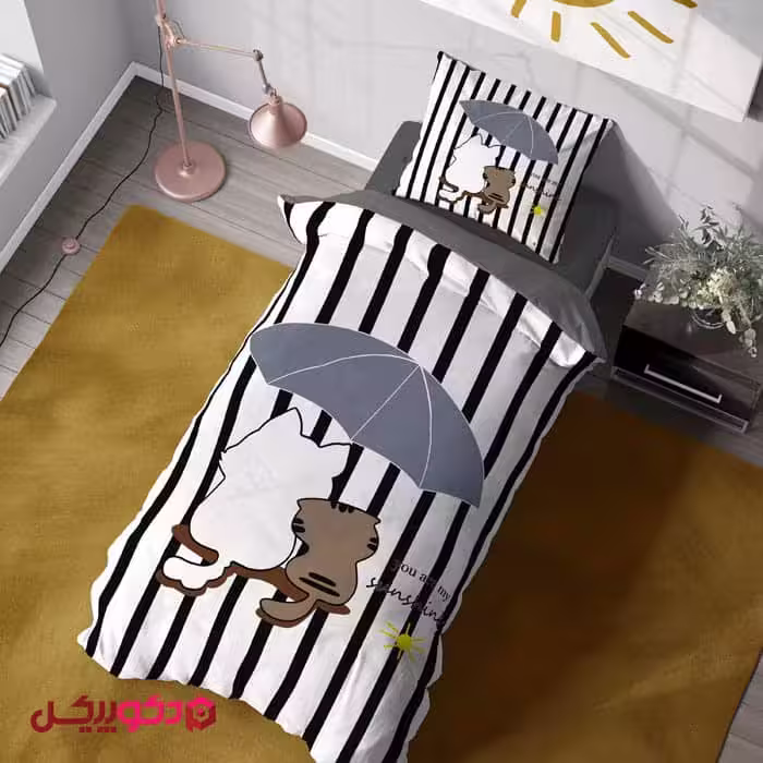 روتختی سه بعدی کودکانه گربه BD1474