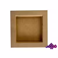 بیس MDF خام مربع لبه دار 15 سانت