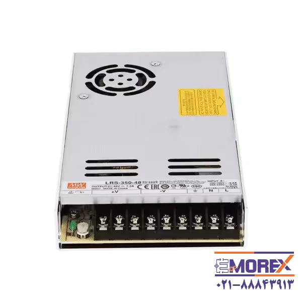 منبع تغذیه 48 ولت 7.3 آمپر مینول | MEAN WELL مدل LRS-350-48