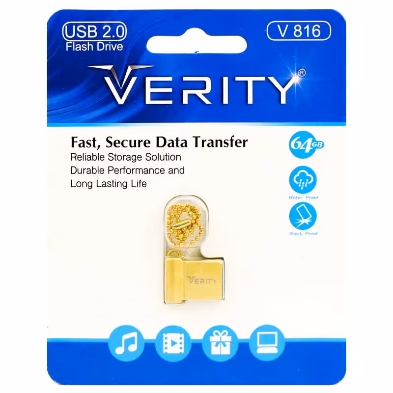 فلش مموری VERITY مدل V816 ظرفیت 64 گیگابایت