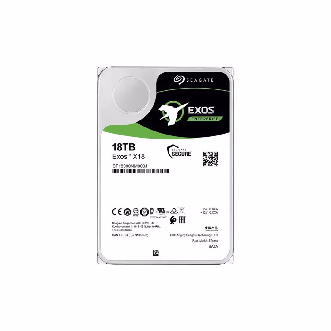 هارد اینترنال سیگیت Exos ظرفیت 18 ترابایت