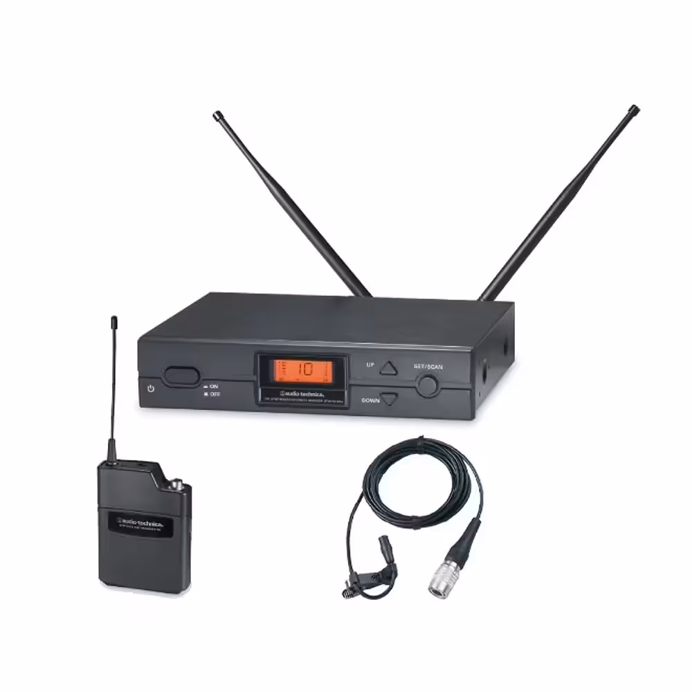 میکروفون یقه ای بی سیم آدیو تکنیکا مدل ATW-2110b/P1