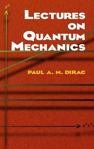خرید و دانلود نسخه کامل کتاب Lectures on Quantum Mechanics (Dover Books on Physics)