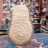 لیف حمام پشمی طبیعی دست بافت از پشم گوسفند