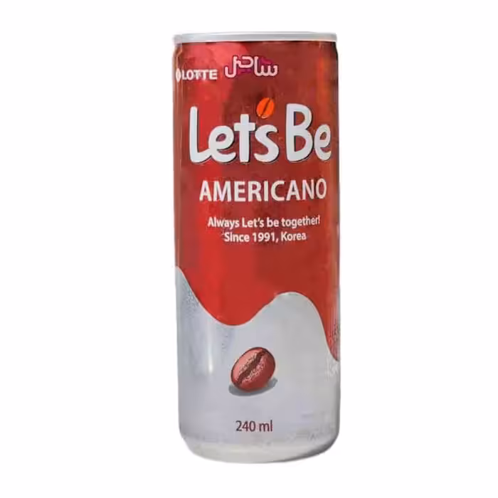 آیس کافی لوته آمریکانو LETS BE AMERICANO لتس بی 240 میل