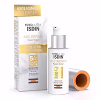 ضد آفتاب ضد چروک بی رنگ ایزدین مدل ایج ریپیر SPF 50