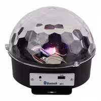 لامپ LED اسپیکر دار بلوتوثی و فلش خور MP3 LED Magic Ball Light   ریموت کنترل
