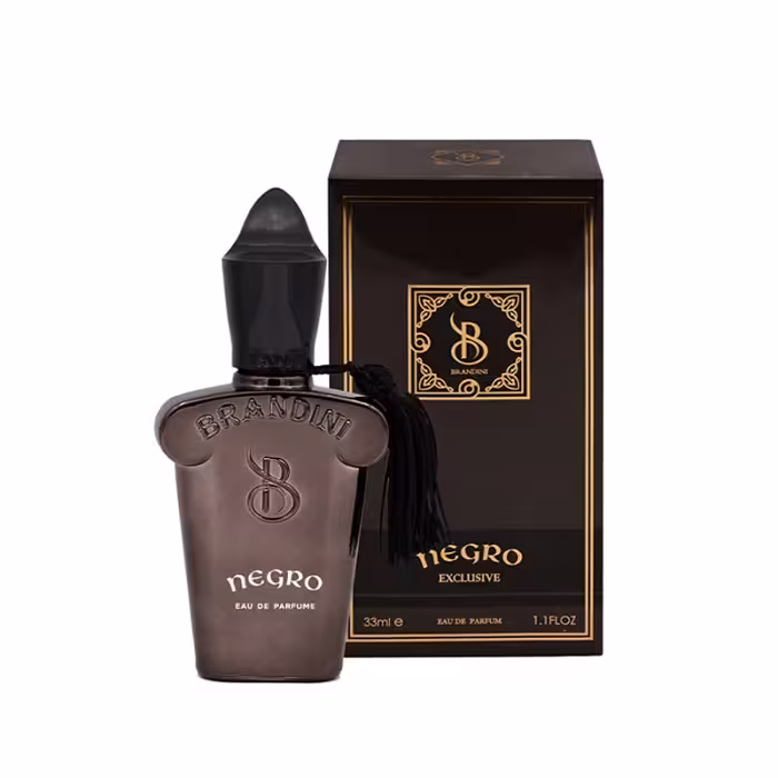 ادکلن مردانه برندینی Brandini مدل نگرو Negro حجم 33 میلی لیتر