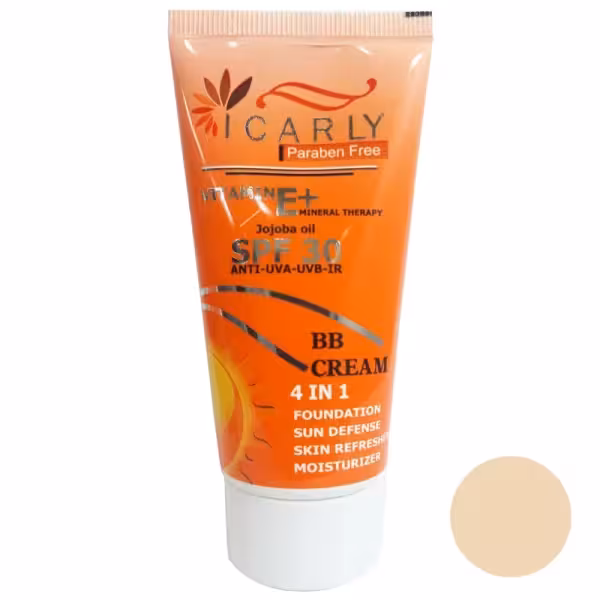 کرم ضد آفتاب آی کارلی مدل BB CREAM حجم 50 میلی لیتر