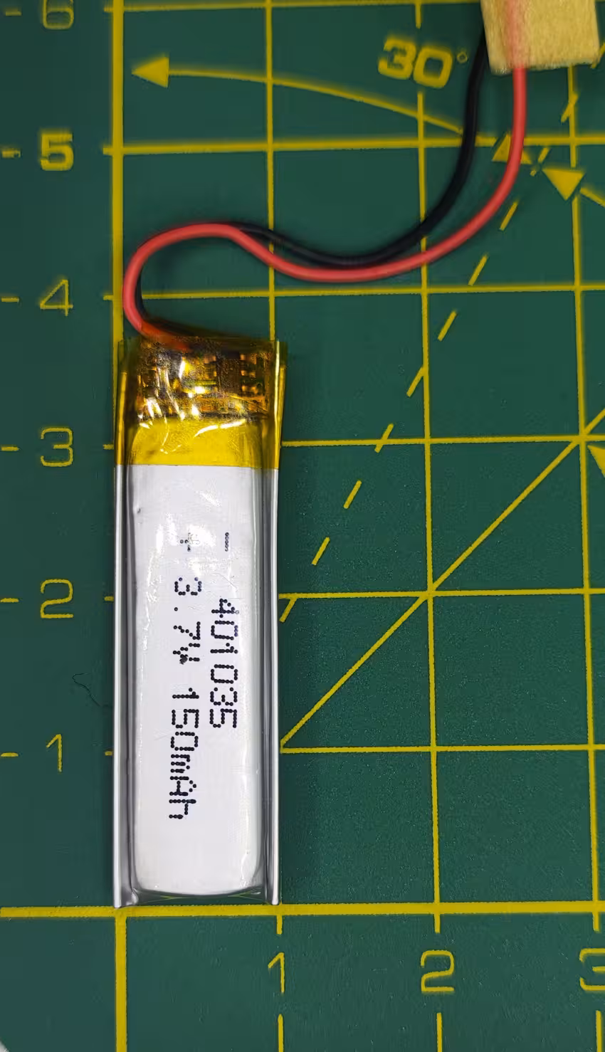 3.7V 150mAh باتری لیتیوم یون پلیمر 401035برای ویپ