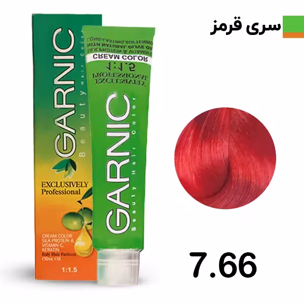 رنگ مو گارنیک قرمز آتشی روشن شماره 766 GARNIC