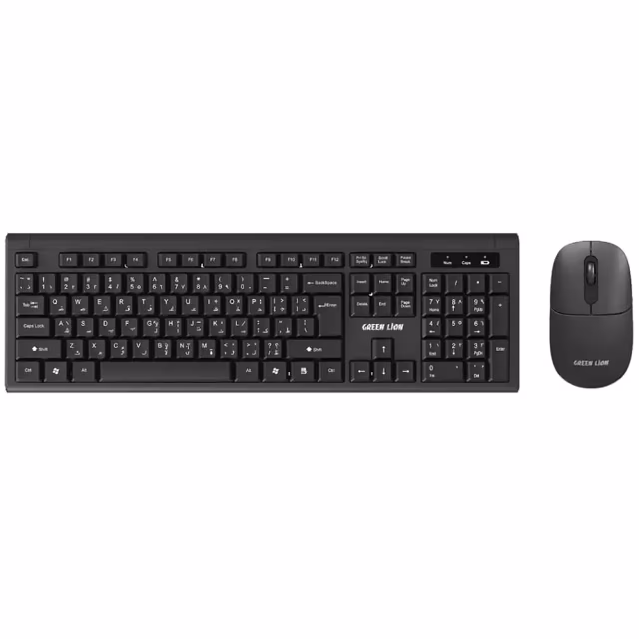 ست کیبورد و موس بی سیم گرین‌لاین مدل GKM-200