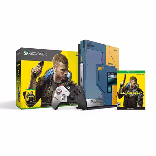 کنسول ایکس باکس وان ایکس طرح Cyberpunk 2077