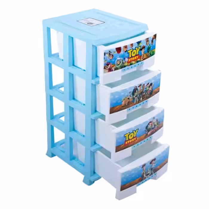 فایل کشویی پلاستیکی هوم کت (4 طبقه)