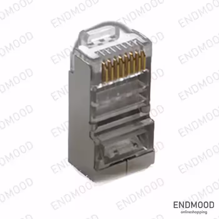 سوکت شبکه نری و مادگی رپیتون مدل Cat6 FTP