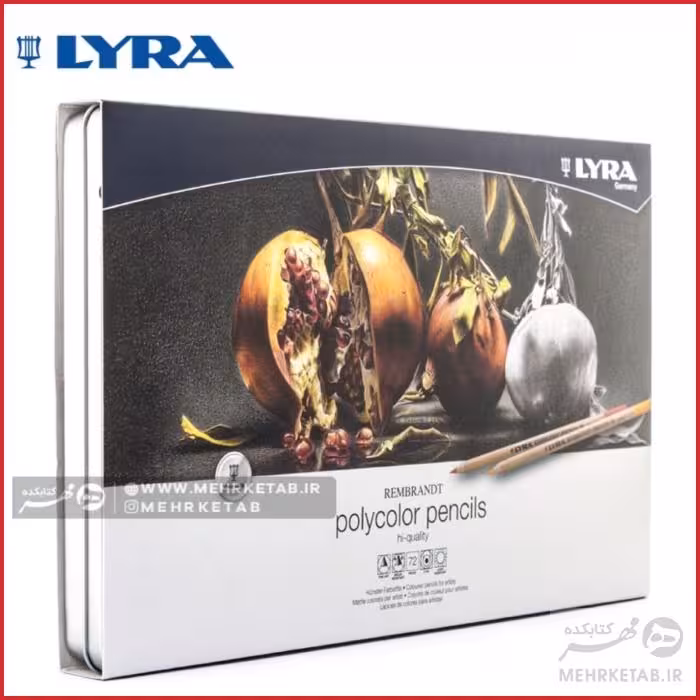 مداد رنگی حرفه ای لیرا72 رنگ lyra REMBRANDT Poly Color Pencils-72