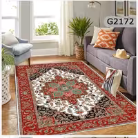 فرشینه مخمل ترک 4متری با طرح گلیم و طراحی زیبا