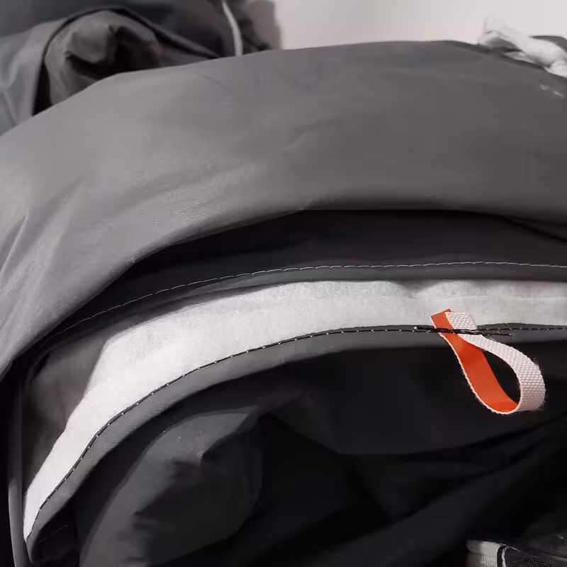 چادر ماشین ضد آب مدل ساده با کش سپر جلو و سپر عقب بسیار محکم مناسب 405 پرشیا سمند کپی