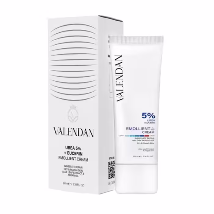 کرم مرطوب کننده پوست حاوی اوره 5% ولندان 100 میلی لیتر | Valendan urea 5% cream 100ml