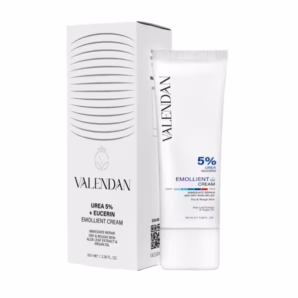 کرم مرطوب کننده پوست حاوی اوره 5% ولندان 100 میلی لیتر | Valendan urea 5% cream 100ml