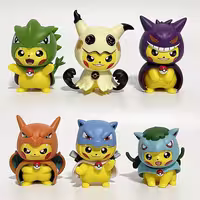 فیگور پیکاچو انیمه پوکمون Pokemon ست 6 عددی