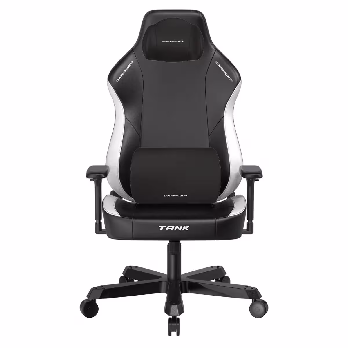 خرید صندلی گیمینگ DXRacer Tank Series 2025 Black White با بهترین قیمت