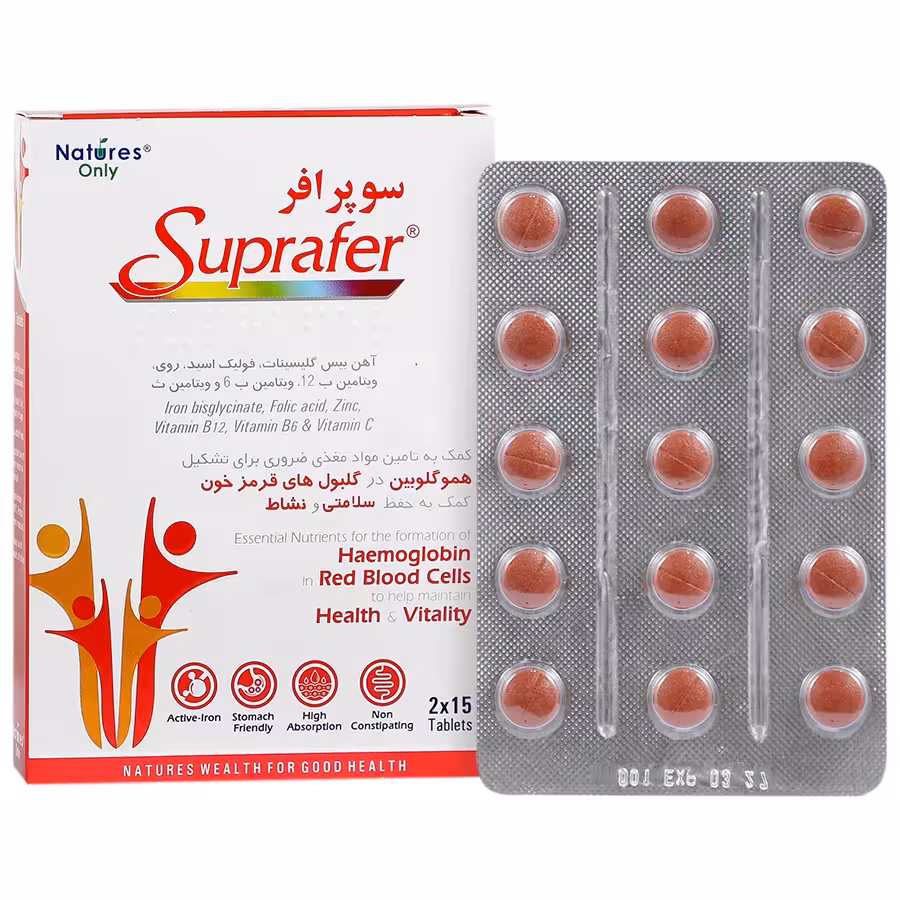 قرص سوپرافر نیچرز اونلی 30 عددی