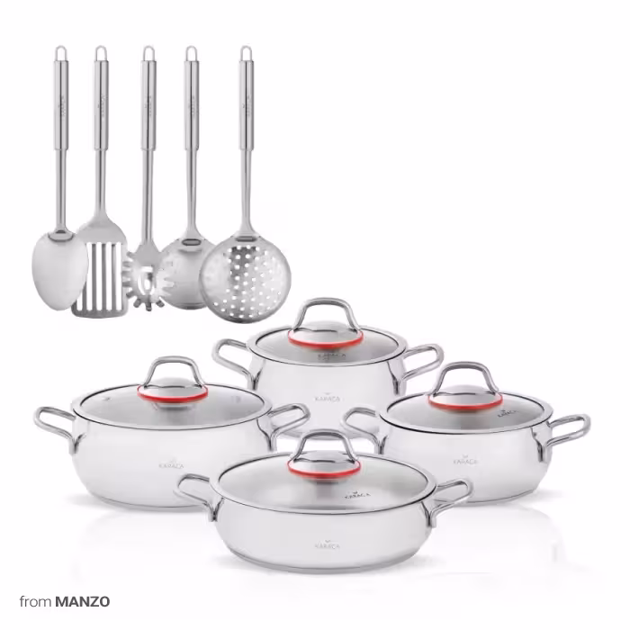 سرویس قابلمه 13 پارچه کاراجا مدل امیرگان