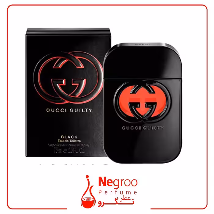 عطر ادکلن گوچی گیلتی بلک زنانه 75 میل