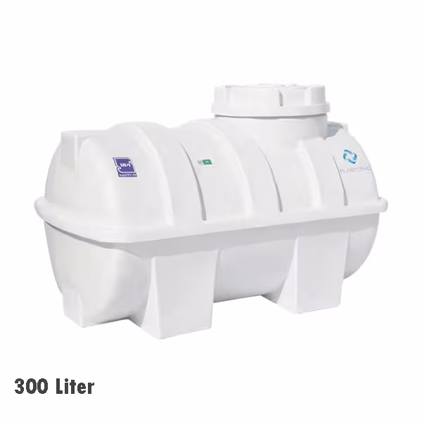 مخزن افقی تک لایه پلاستونیک 300 لیتری