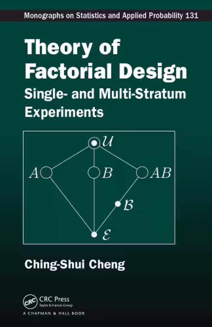 خرید و دانلود نسخه کامل کتاب Theory of Factorial Design: Single- and Multi-Stratum Experiments