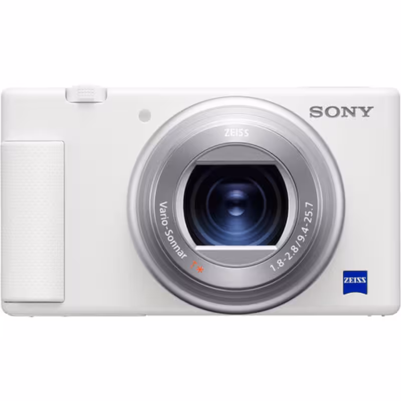 دوربین بدون آینه سونی سفید Sony ZV-1 Mirrorless Camera White