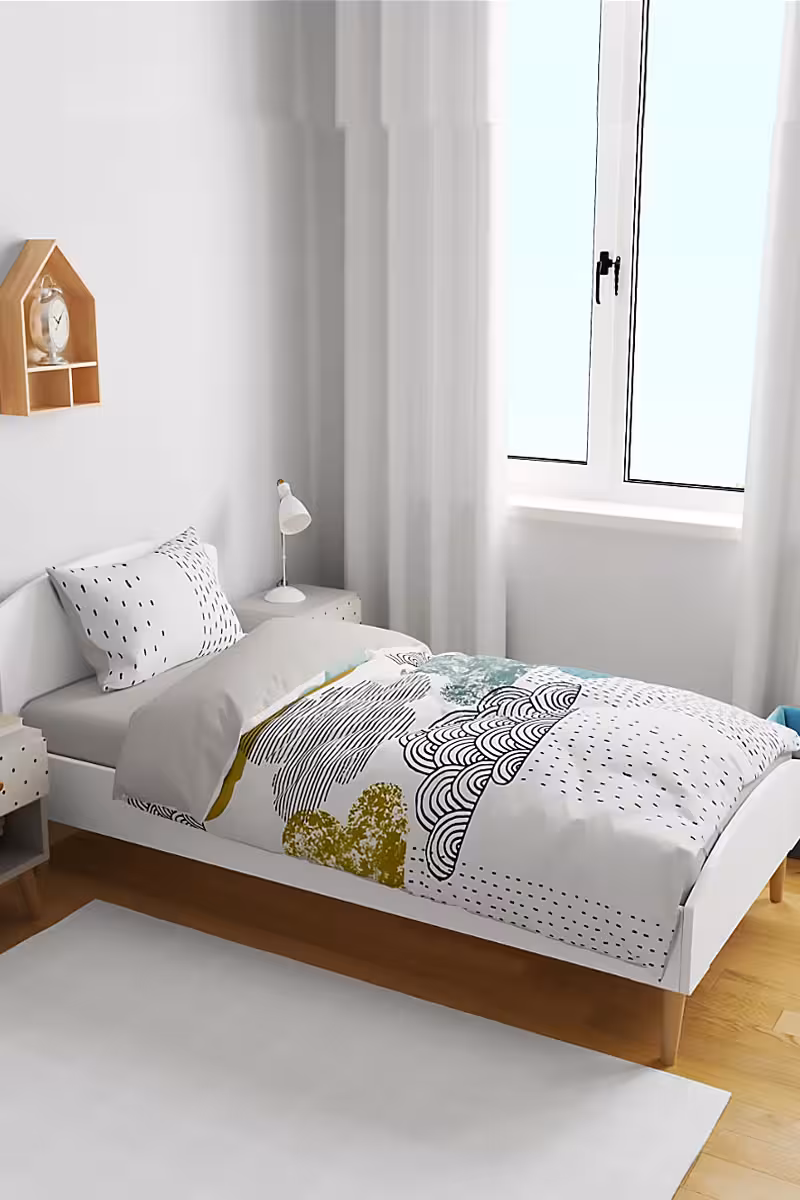 سرویس روتختی طرح دار کد 52 یکنفره - بازرگانی 110