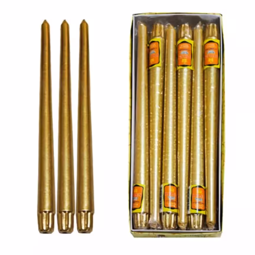 شمع 30 سانت طلایی