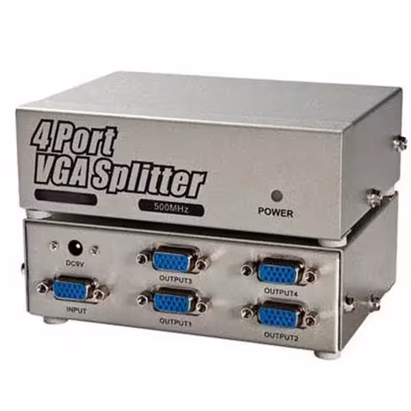 اسپلیتر 4 پورت VGA بافو 500Mhz مدل BF-H234