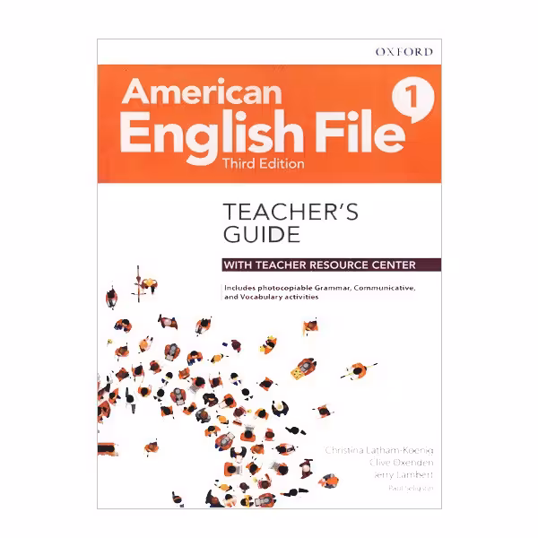 کتاب American English File 1 Teachers Guide 3rd ، ( کتاب معلم امریکن انگلیش فایل 1 ویرایش سوم )