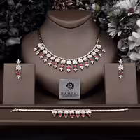 سرویس نقره جواهری عروس مدل SIL R4